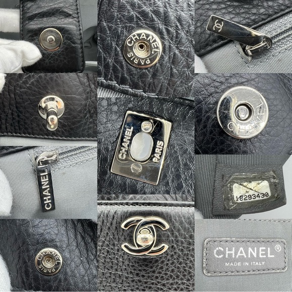 Authentic Chanel Black Calfskin leather Excutive Cerf Tote - Picture 9 of 16